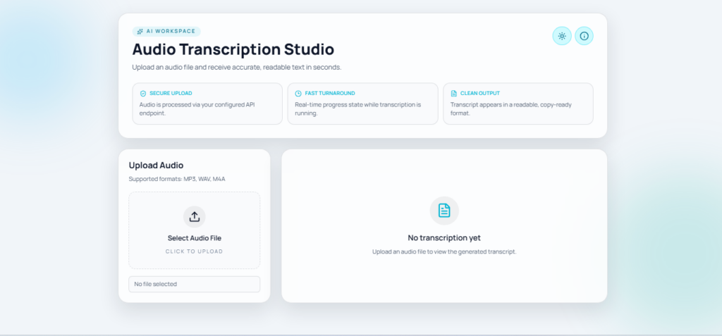 Audio Transcription
